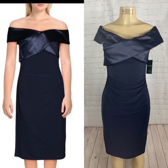 Lauren Ralph Lauren Dresses & Skirts - Lauren Ralph Lauren Womens Midi Dress